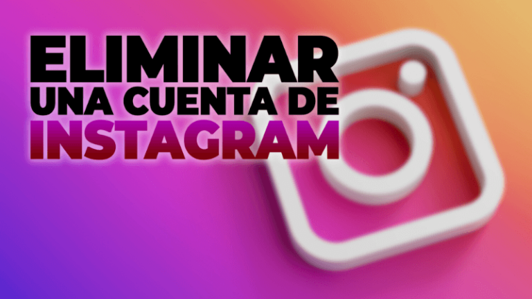 Como ELIMINAR Una Cuenta De Instagram